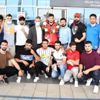 Şampiyon güreşçi coşkuyla karşılandı