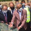 Ulaştırma ve Altyapı Bakanı Karaismailoğlu Aydın-Denizli otoyolu şantiyesinde incelemelerde bulundu