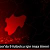 Kayserispor da 9 futbolcu için imza töreni düzenlendi