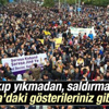 HDP'nin çağrısıyla Kobani'ye destek için toplandılar