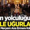 Son yolculuğuna böyle uğurlandı!