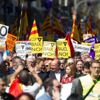 Barcelona'da bağımsızlık karşıtı gösteri Barcelona'da bağımsızlık karşıtı gösteri