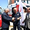 Tekirdağ da 6 ambulans dağıtıldı Tekirdağ da 6 ambulans dağıtıldı