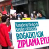Trabzon KTÜ öğrencilerinden Boğaziçili öğrencilere destek eylemi Trabzon KTÜ öğrencilerinden Boğaziçili öğrencilere destek eylemi