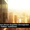 Beyaz Baston Görme Engelliler Derneğinden "Engelliler ...