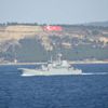 Rus savaş gemisi 'Novocherkassk', Çanakkale Boğazı'ndan geçti