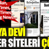 Dünya devi haber siteleri çöktü Dünya devi haber siteleri çöktü