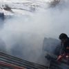Tuşba'da çatı yangını