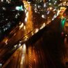 Sokağa çıkma yasağının ilk dakikalarında D-100 trafiği havadan görüntülendi Sokağa çıkma yasağının ilk dakikalarında D-100 trafiği havadan görüntülendi