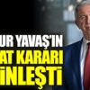 ﻿Mansur Yavaş’ın beraat kararı kesinleşti