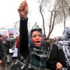 Afganistan'da kadınlar linç edilen Ferhunde için yürüdü
