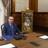Cumhurbaşkanı Erdoğan'ın masasında Digiturk ayrıntısı Cumhurbaşkanı Erdoğan'ın masasında Digiturk ayrıntısı