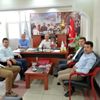 Futbolun taban birlikleri tesisleri inceledi Futbolun taban birlikleri tesisleri inceledi