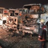 Şanlıurfa'da iş makineleri kundaklandı