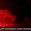 Muğla da park halindeyken yanan otomobildeki kişi ...