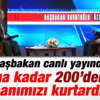 Başbakan Davutoğlu'nun canlı yayın konuşması