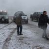 Mayısta kar yağdı, araçlar mahsur kaldı Mayısta kar yağdı, araçlar mahsur kaldı
