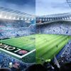 Dünyanın ilk çift sahalı futbol stadyumu