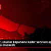 Öğrenciler, okullar kapanana kadar servisin aynı koltuğunda ... Öğrenciler, okullar kapanana kadar servisin aynı koltuğunda ...