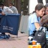 Üniversite kampüsünde çatıdan düşen işçi öldü, yakınları sinir krizi geçirdi