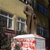 Büyük önder Atatürk'ün Tekirdağ'daki heykeline alçak saldırı Büyük önder Atatürk'ün Tekirdağ'daki heykeline alçak saldırı