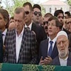 Davutoğlu ve Erdoğan Ali Nar'ın cenazesine katıldı