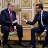 Trump ve Macron’dan gergin buluşma! Aralarından su sızmıyordu… Nereden nereye?