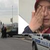 Kaza sonrasında gözyaşlarına boğuldu