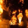 Ukrayna'da petrol depolarında yangın Ukrayna'da petrol depolarında yangın