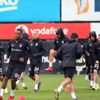 Beşiktaş derbi hazırlıklarını sürdürdü Beşiktaş derbi hazırlıklarını sürdürdü