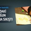 İki yaşındaki bir çocuğun vücuduna sıkıştı