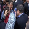 Davutoğlu, Ali Gaffar Okkan'ın şehit edildiği caddeyi gezdi