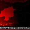 Gemerek te SYDV binası geçici olarak kapatıldı