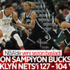 NBA'de Milwaukee Bucks, Brooklyn Nets'i 127-104 yendi
