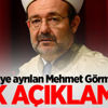 Mehmet Görmez'den teşekkür mesajı Mehmet Görmez'den teşekkür mesajı