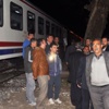 Manisa'da trene taşlı saldırı Manisa'da trene taşlı saldırı