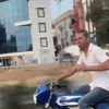 Antalya'da kasksız motosiklet kullanıp içki içen sürücüye 2 bin 605 lira para cezası kesildi