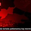 Tekirdağ da tarlada patlamamış top mermisi bulundu Tekirdağ da tarlada patlamamış top mermisi bulundu
