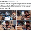 Charlie Hebdo'yu Taksim Meydanı'nda yırttı! Charlie Hebdo'yu Taksim Meydanı'nda yırttı!