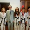 Şampiyonlardan Başkan Tuna’ya ziyaret Şampiyonlardan Başkan Tuna’ya ziyaret