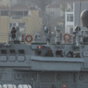 O Rus savaş gemisi İstanbul Boğazı'ndan yeniden geçti O Rus savaş gemisi İstanbul Boğazı'ndan yeniden geçti