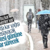 İstanbul için kar yağışı tahmini