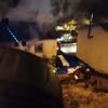 ﻿Yusufeli Belediyesi lojmanlarında yangın
