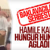 Saldırıya uğrayan hamile kadın tahliye kararıyla yıkıldı