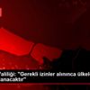 Karabük Valiliği: "Gerekli izinler alınınca ülkelerine ...