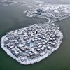 2600 yıllık geçmişi var: Küçük Venedik karlar arasında böyle görüntülendi