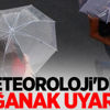 Meteoroloji'den sağanak uyarısı! Meteoroloji'den sağanak uyarısı!
