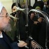 İran Cumhurbaşkanı Ruhani, çalışma ofisine metroyla gitti İran Cumhurbaşkanı Ruhani, çalışma ofisine metroyla gitti