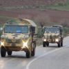 Sınıra askeri sevkıyatlar sürüyor Sınıra askeri sevkıyatlar sürüyor