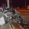 Karaman'da feci kaza! Yön levhasına saplandı